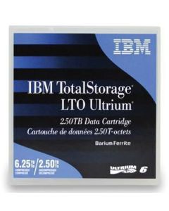 IBM LTO cartrige Ultrium 6 - 2.5 TB/6.25 TB, 6.1 µm, 200g