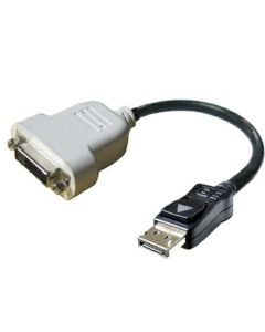 DELL DisplayPort - DVI-D 0,23 m Zwart, Wit
