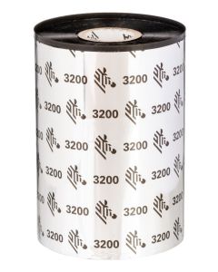 Zebra 3200 Wax/Resin thermal ribbon 74 m Zwart