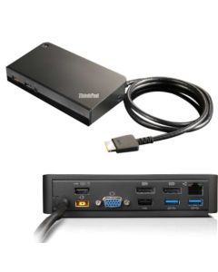 Lenovo 03X6300 laptop dock & poortreplicator Bedraad OneLink+ Zwart