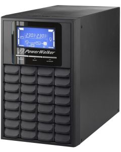 PowerWalker 1000 VA / 800 W, 110 - 160 VAC, 40 - 70 Hz, LCD, USB, RS-232, 3 x IEC, 9.8 kg