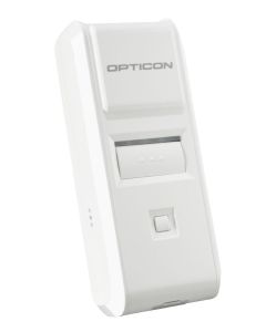 Opticon OPN-4000i Companion scanner, 1D CCD, BT, iOS,Android,Windows, 1MB, HID/SPP, White,USB cable,Strap