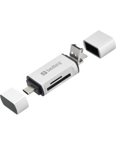 Sandberg Card Reader USB-C+USB+MicroUSB