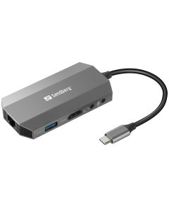 Sandberg USB-C 6-in1 Travel Dock
