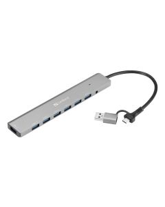 Sandberg 136-66 interface hub USB 3.2 Gen 1 (3.1 Gen 1) Type-A + Type-C 5000 Mbit/s