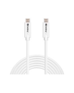 Sandberg 136-75 USB-kabel USB 3.2 Gen 2 (3.1 Gen 2) 300 m USB C 10 Gbit/s 100 W Wit