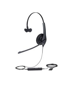 Jabra Biz 1500 Headset Bedraad Hoofdband Kantoor/callcenter Bluetooth Zwart