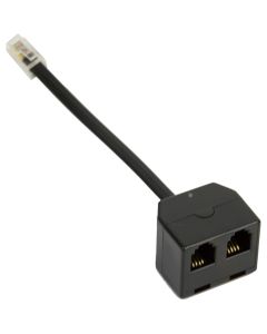 Jabra 1600-289 telefoon splitter Zwart