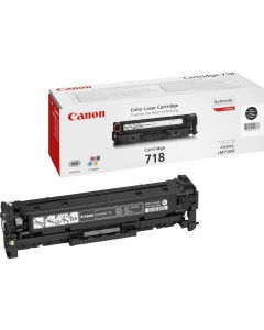 Canon CRG-718 Bk tonercartridge 1 stuk(s) Origineel Zwart