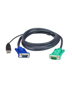 ATEN 1.2M USB KVM Kabel met 3 in 1 SPHD