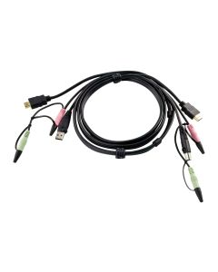 ATEN 1.8M USB HDMI KVM Kabel met Geluid
