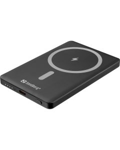 Sandberg 320-96 powerbank Lithium 5000 mAh Draadloos opladen Zwart