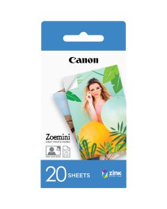 Canon 20 vel ZINK 2"x3" (5x7,6cm) fotopapier