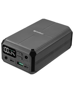 Sandberg Laptop Powerbank 27000 PD100W 27000 mAh Draadloos opladen Zwart