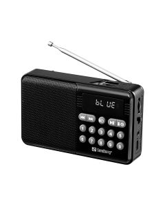 Sandberg 421-18 radio Draagbaar Analoog Zwart