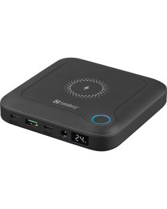 Sandberg 421-46 powerbank Lithium-Ion (Li-Ion) 25000 mAh Draadloos opladen Zwart