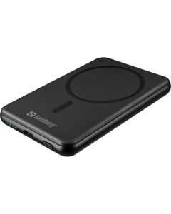 Sandberg 421-50 powerbank Half-solid-state 5000 mAh Draadloos opladen Zwart