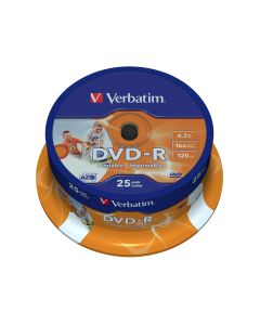 Verbatim 43538 lege dvd 4,7 GB DVD-R 25 stuk(s)
