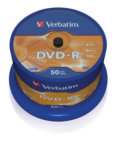 Verbatim DVD-R Matt Silver 4,7 GB 50 stuk(s)