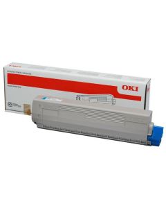 OKI Toner for C831/C841, Cyan, 10000 Pages