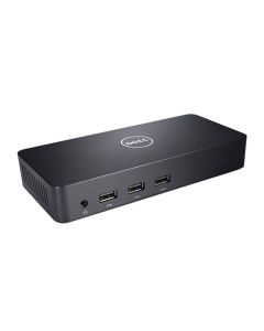 DELL 452-BBOO laptop dock & poortreplicator Bedraad USB 3.2 Gen 1 (3.1 Gen 1) Type-A Zwart