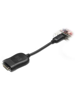 HP 484156-001 video kabel adapter DVI-D DisplayPort Zwart