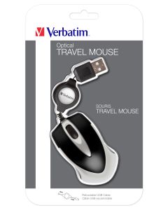 Verbatim Go Mini muis Kantoor Ambidextrous USB Type-A Optisch 1000 DPI