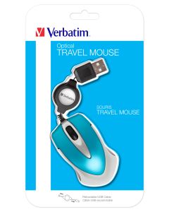 Verbatim Go Mini muis Kantoor Ambidextrous USB Type-A Optisch 1000 DPI