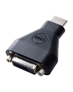 DELL 492-11681 tussenstuk voor kabels 19-pin HDMI-A M 24-pin DVI FM Zwart