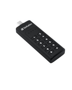 Verbatim Keypad Secure - USB-Stick 3.0 gegevensopslag met wachtwoordbeveiliging - 128 GB - Zwart