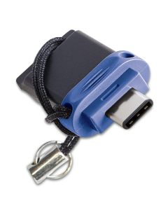 Verbatim Dual - USB-Stick 3.0 64 GB - USB-C / USB-A - Blauw