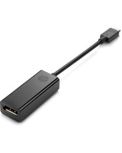 HP USB-C to DP Adapter USB grafische adapter Zwart