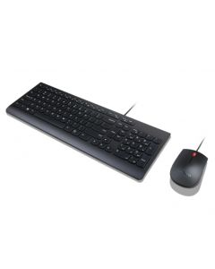 Lenovo 4X30L79897 toetsenbord Inclusief muis Universeel USB QWERTZ Duits Zwart