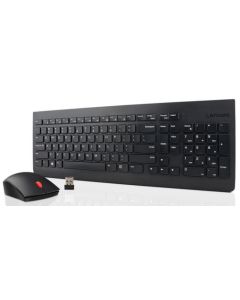 Lenovo 4X30M39472 toetsenbord Inclusief muis RF Draadloos Duits Zwart