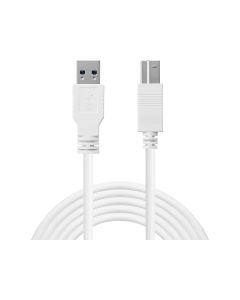 Sandberg 509-23 USB-kabel USB 3.2 Gen 1 (3.1 Gen 1) 0 m USB A USB B 5 Gbit/s Wit
