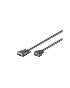 Microconnect 50990 video kabel adapter 2 m DVI-I VGA (D-Sub) Zwart