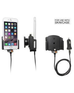 Brodit Active holder w/ cig-plug, Black, f / Apple iPhone 6
