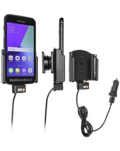 Brodit Active holder, USB cable, cig-plug adapter, tilt, swivel, 79 x 102 x 50mm, 131g, ABS/Acetal plastic, Black