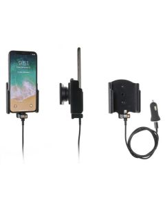 Brodit Active holder, Cig-plug, Apple iPhone X, Tilt, Swivel