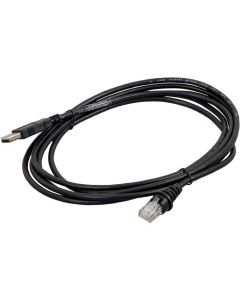 Honeywell USB Power/Communication Cable, straight, black, with power connector