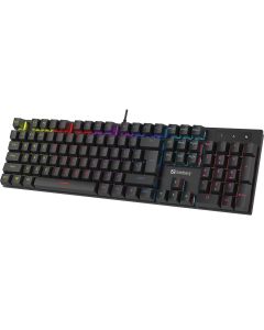 Sandberg 640-31 toetsenbord Gamen USB QWERTZ Duits Zwart