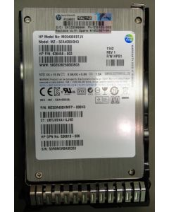 Hewlett Packard Enterprise 400GB Solid State Drive (SSD) - SATA interface, 3Gb/sec transfer rate, 2.5-inch small form factor (SFF), Multi-Level Cell (MLC), SmartDrive Carrier (SC)