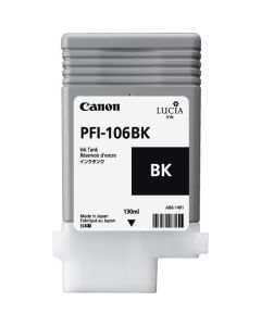 Canon PFI-106 BK inktcartridge 1 stuk(s) Origineel Foto zwart
