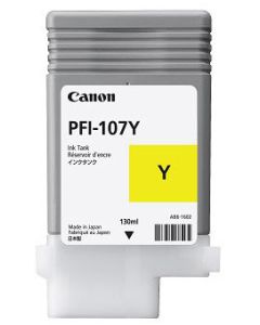 Canon PFI-107Y inktcartridge 1 stuk(s) Origineel Geel