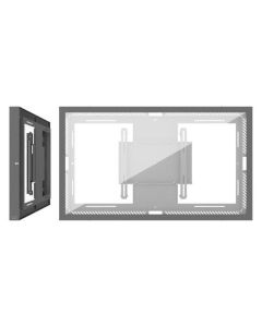 SMS Protective Display Wall Casing (55L/P Casing Wall G2 DG) VESA from 100x200 to 400x400, For 55" Displays, Max. load 50 kg, - Dark Grey (RAL7016)