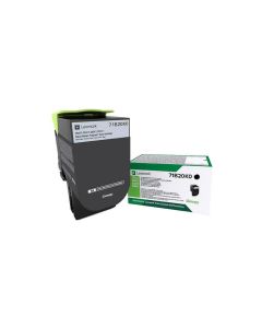 Lexmark 3,000, Colour Laser, Black Return Programme 3K Toner Cartridge