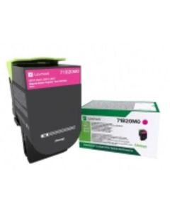 Lexmark Colour Laser, 2,300, Magenta Return Programme 2.3K Toner Cartridge