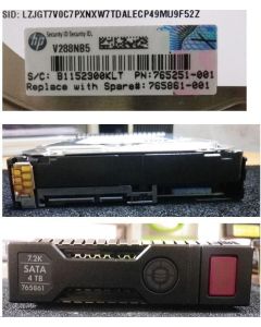 Hewlett Packard Enterprise 4TB, 7200 rpm, 3.5", SATA, 6Gbps