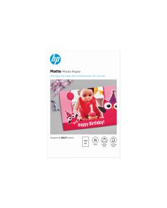 HP Matte Photo-papier, 180 g/m2, 10 x 15 cm (101 x 152 mm), 25 vellen