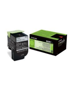 Lexmark 802K 1K Black Return Program Toner Cartridge